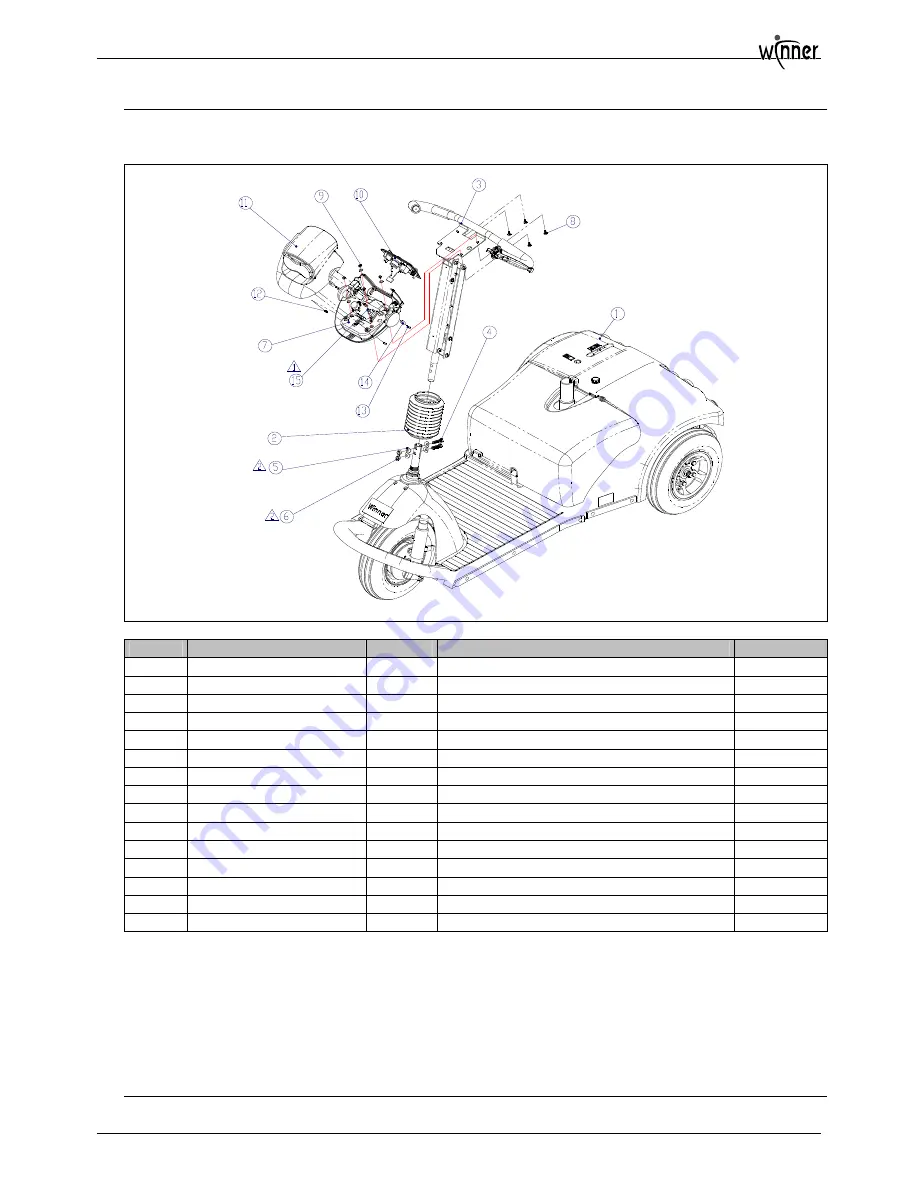 Handicare Winner Service Manual Download Page 50