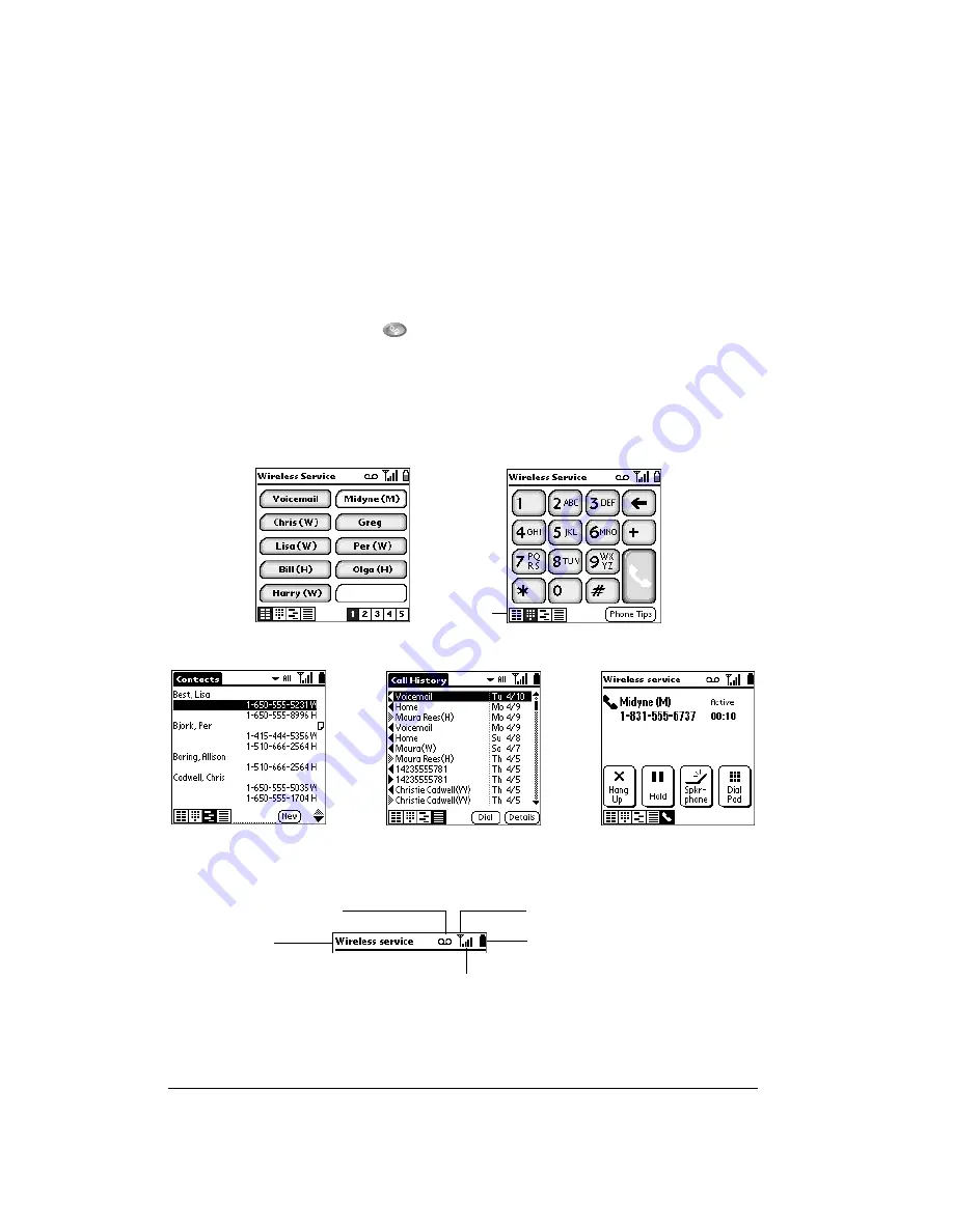 Handspring Treo 270 User Manual Download Page 80