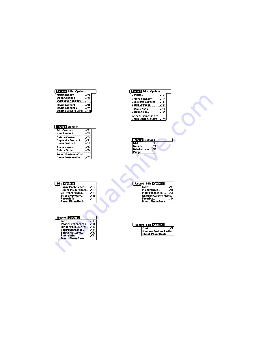 Handspring Treo 270 User Manual Download Page 97