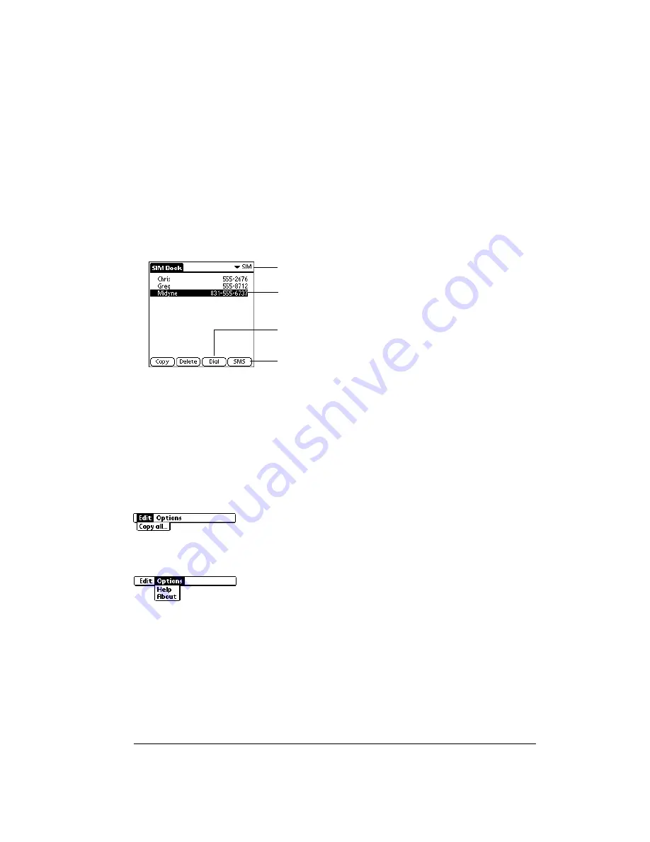 Handspring Treo 270 User Manual Download Page 165