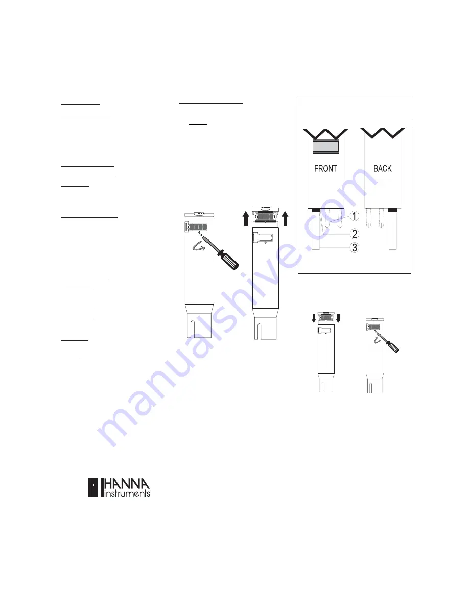 Hanna Instruments DiST HI 98302 Quick Start Manual Download Page 2