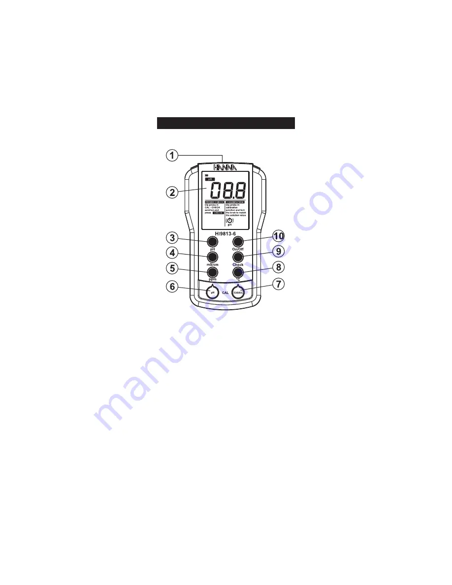 Hanna Instruments HI 9813-6 Instruction Manual Download Page 5