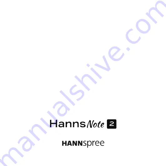 HANNspree Hanns Note 2 Скачать руководство пользователя страница 9