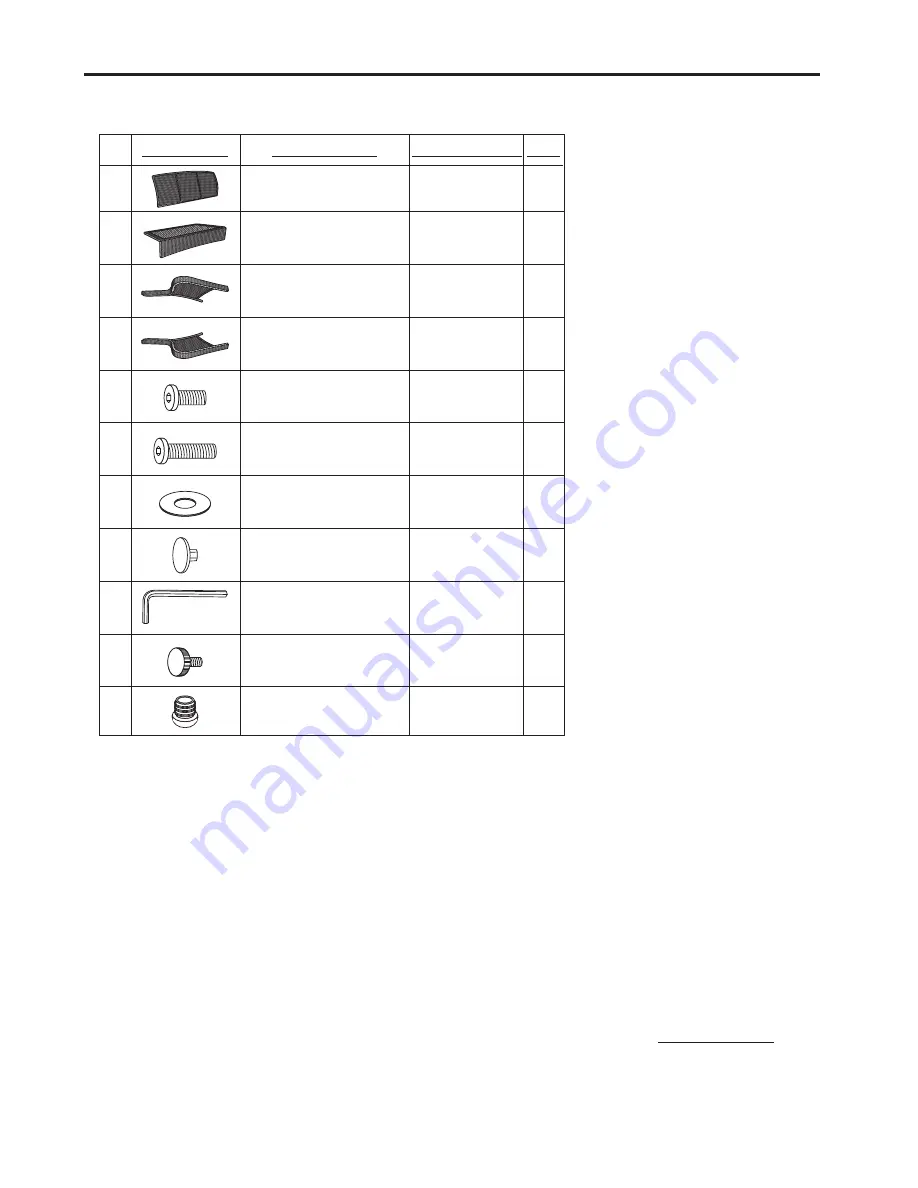 Hanover BGC08006 Assembly Instructions Manual Download Page 3