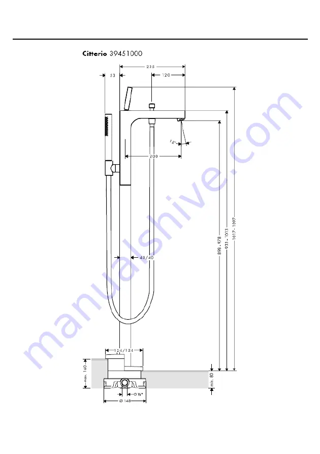 Hans Grohe 10452180 Скачать руководство пользователя страница 8