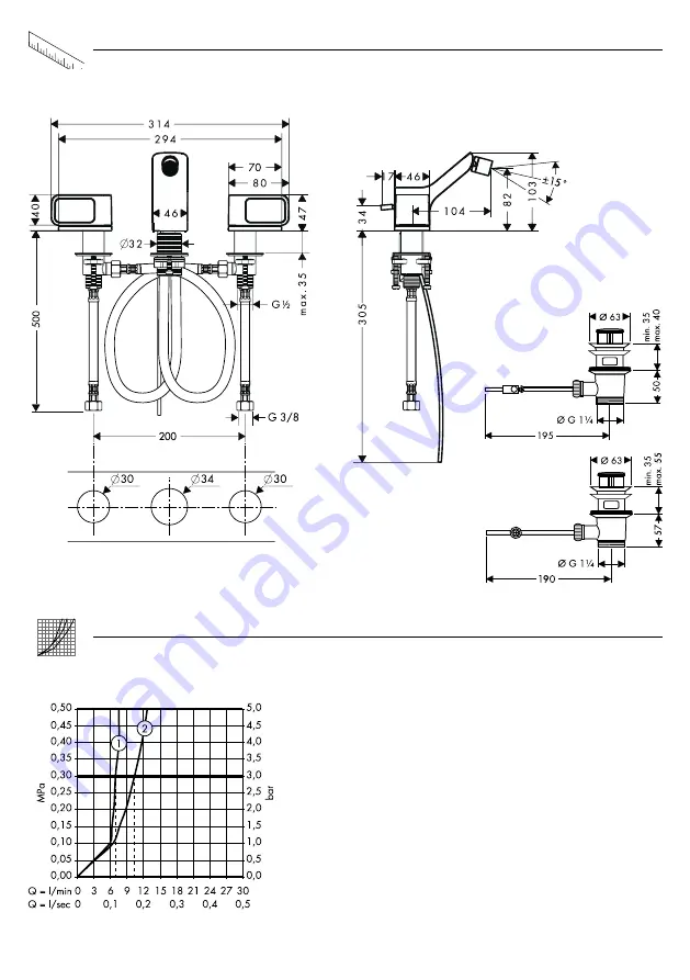 Hans Grohe AXOR Urquiola11041000 Instructions For Use/Assembly Instructions Download Page 36