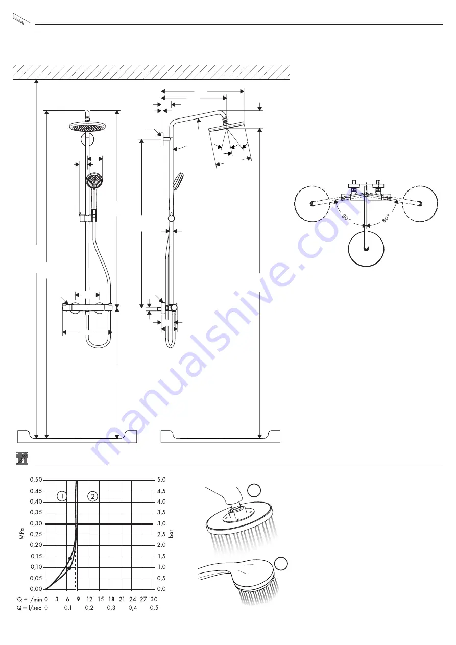 Hans Grohe Croma 220 EcoSmart 27188000 Скачать руководство пользователя страница 36