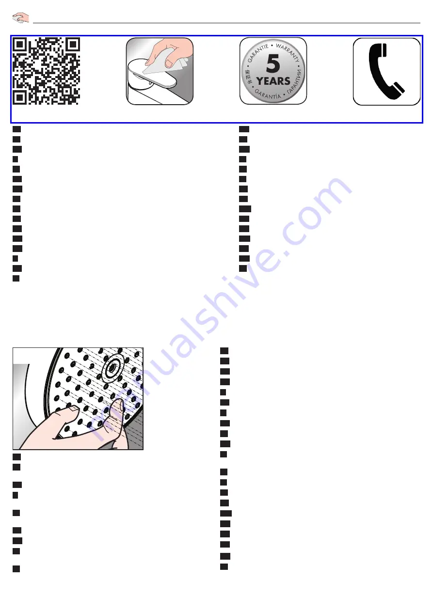 Hans Grohe Croma 220 EcoSmart 27188000 Instructions For Use/Assembly Instructions Download Page 38