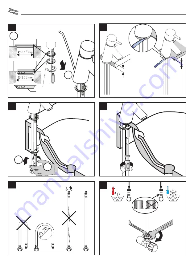 Hans Grohe Ecos M CoolStart 14042000 Manual Download Page 4