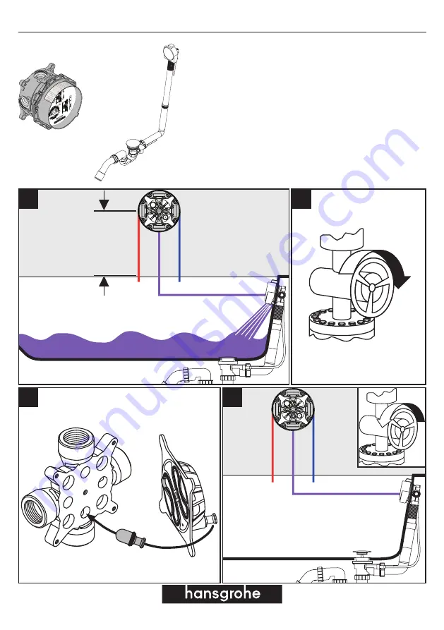 Hans Grohe Exafill 58127000 Instructions For Use/Assembly Instructions Download Page 40