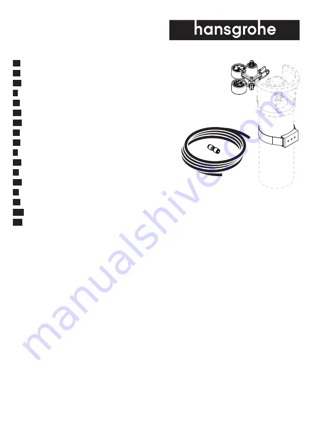 Hans Grohe F24 Instructions For Use Manual Download Page 1