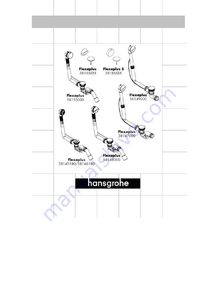 Hans Grohe Flexaplus 58185 Series Assembly Instructions Manual Download Page 190