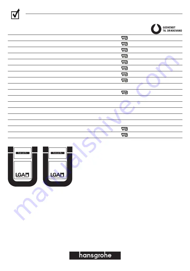 Hans Grohe Focus 100 CoolStart Instructions For Use/Assembly Instructions Download Page 12