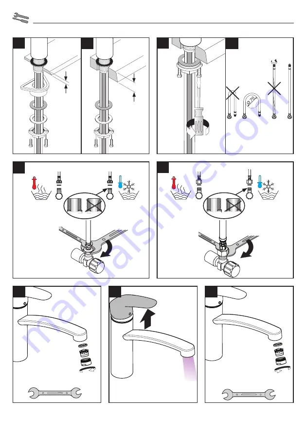 Hans Grohe Focus M41 E 160 1jet Instructions For Use And Assembly Instructions Download Page 4