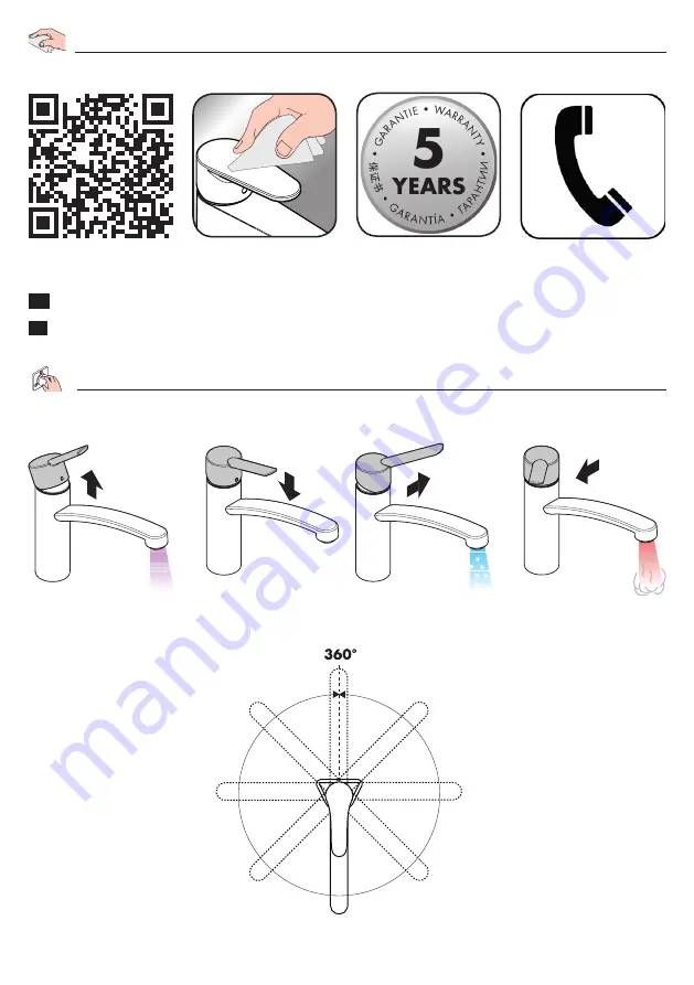 Hans Grohe Focus M41 E 160 1jet Скачать руководство пользователя страница 6