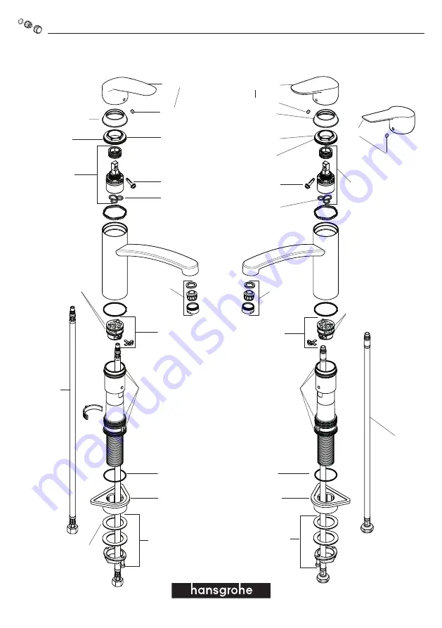 Hans Grohe Focus M41 E 160 1jet Instructions For Use And Assembly Instructions Download Page 8