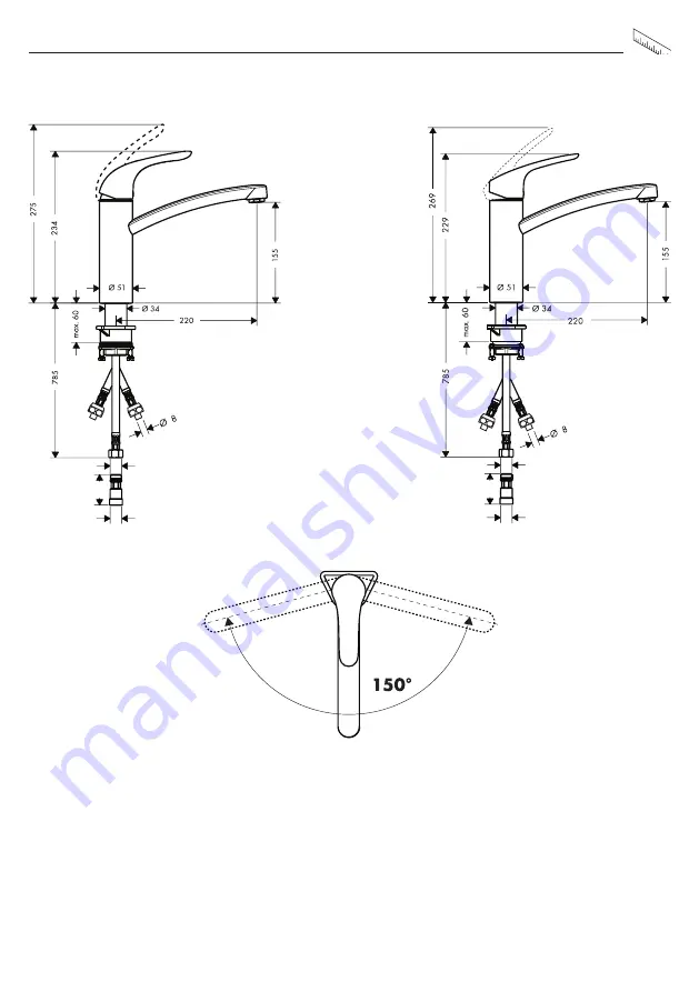 Hans Grohe Focus M41 E 160 1jet Скачать руководство пользователя страница 33