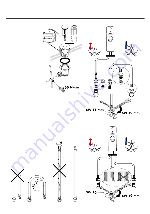 Hans Grohe Focus S 31701000 Скачать руководство пользователя страница 52