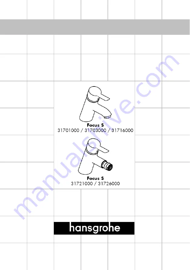 Hans Grohe Focus S 31701000 Скачать руководство пользователя страница 137