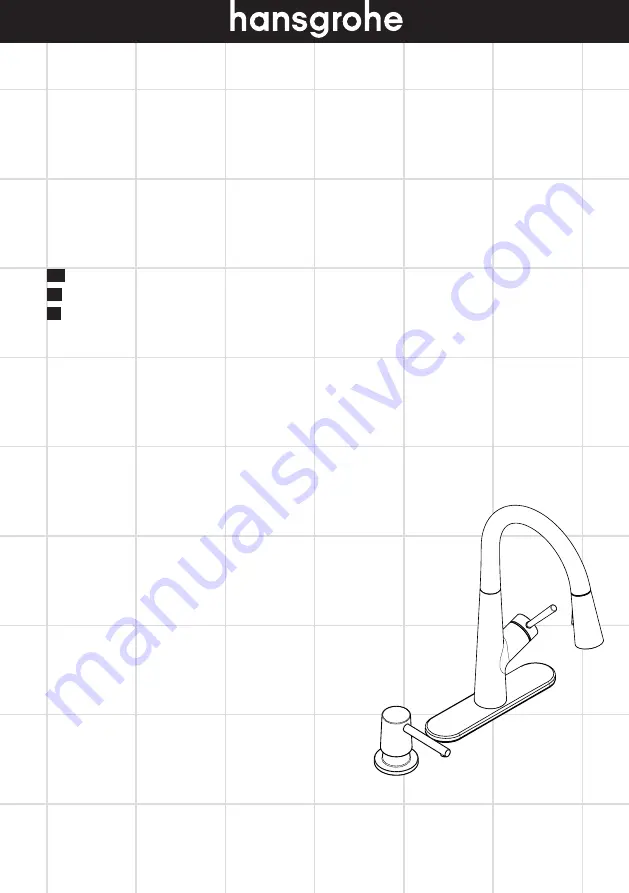 Hans Grohe Lacuna 04749 Series Installation/User Instructions/Warranty Download Page 1