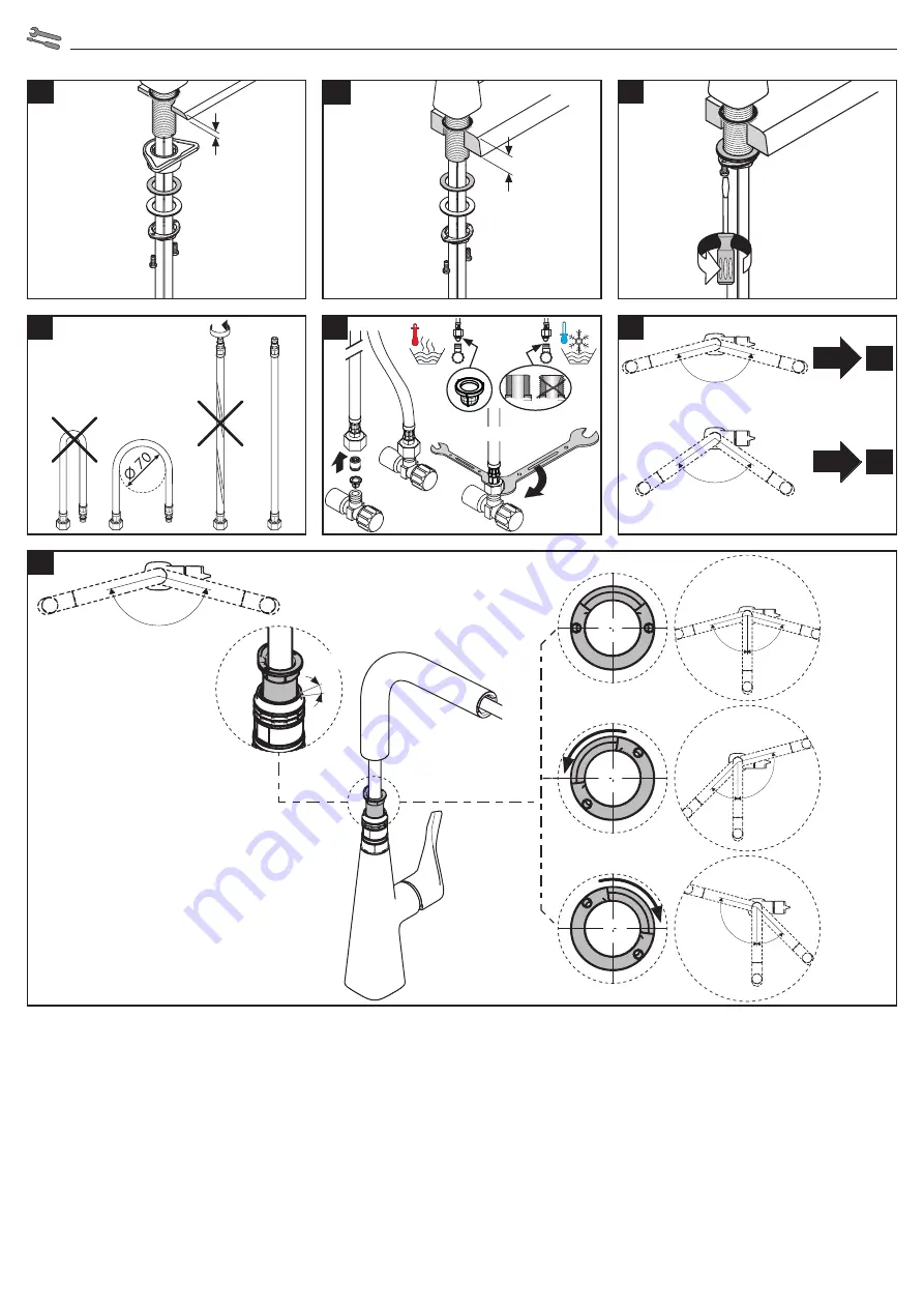 Hans Grohe Metris Select M71 320 1jet 14884 Series Instructions For Use/Assembly Instructions Download Page 32