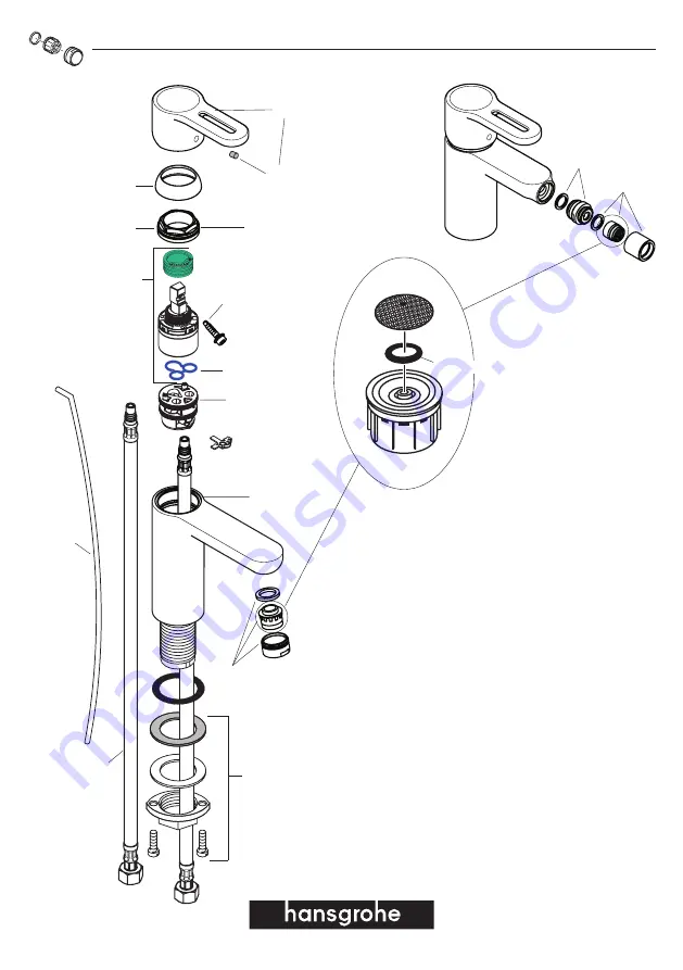 Hans Grohe Metropol S 14061 Series Instructions For Use/Assembly Instructions Download Page 36