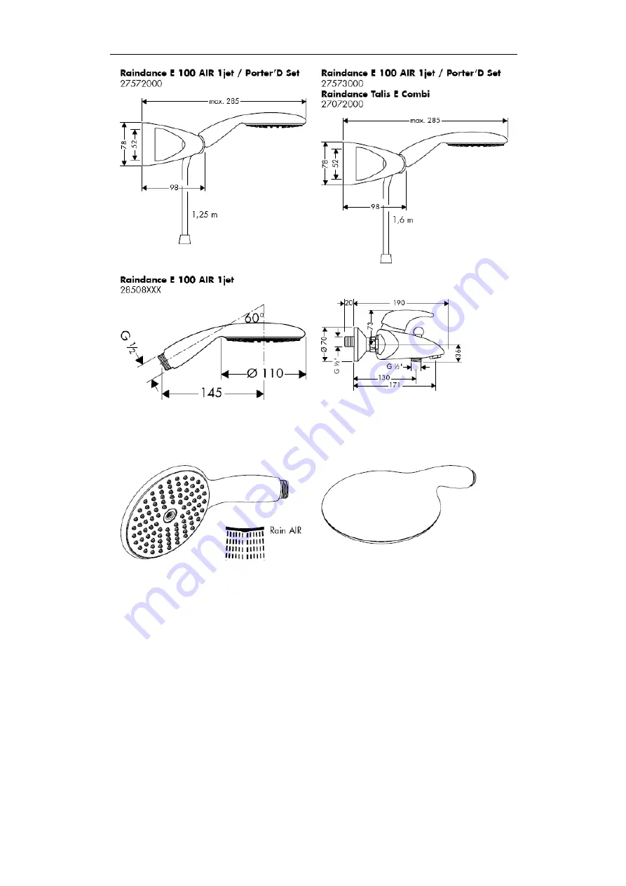 Hans Grohe Porter'D 27526 Series Assembly Instructions Manual Download Page 30