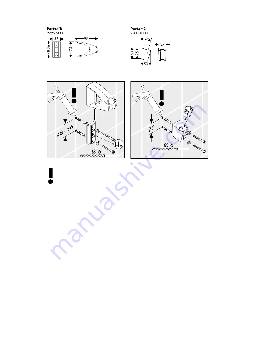 Hans Grohe Porter'D 27526 Series Assembly Instructions Manual Download Page 188