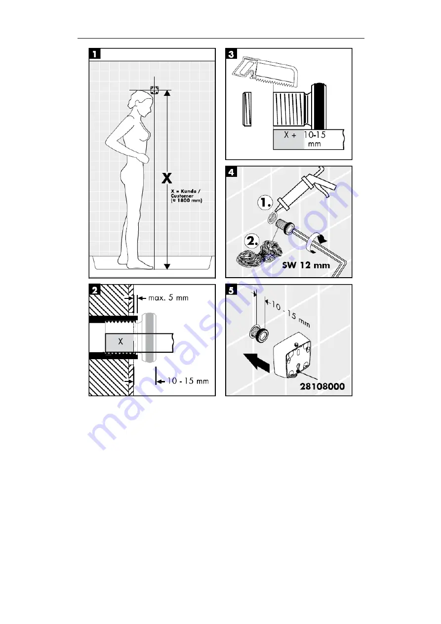 Hans Grohe Raindance 28105000 Assembly Instructions Manual Download Page 89