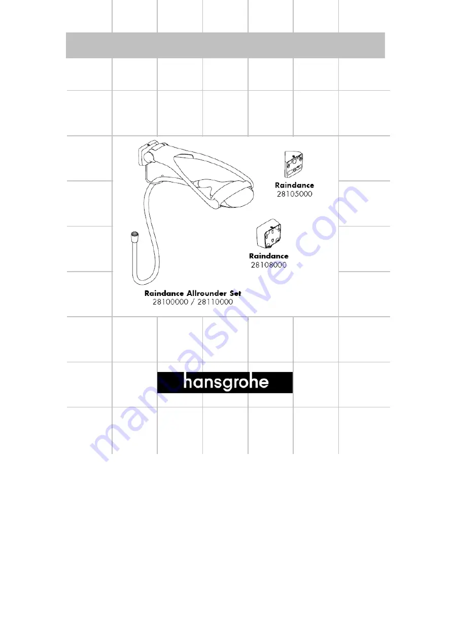 Hans Grohe Raindance 28105000 Скачать руководство пользователя страница 97