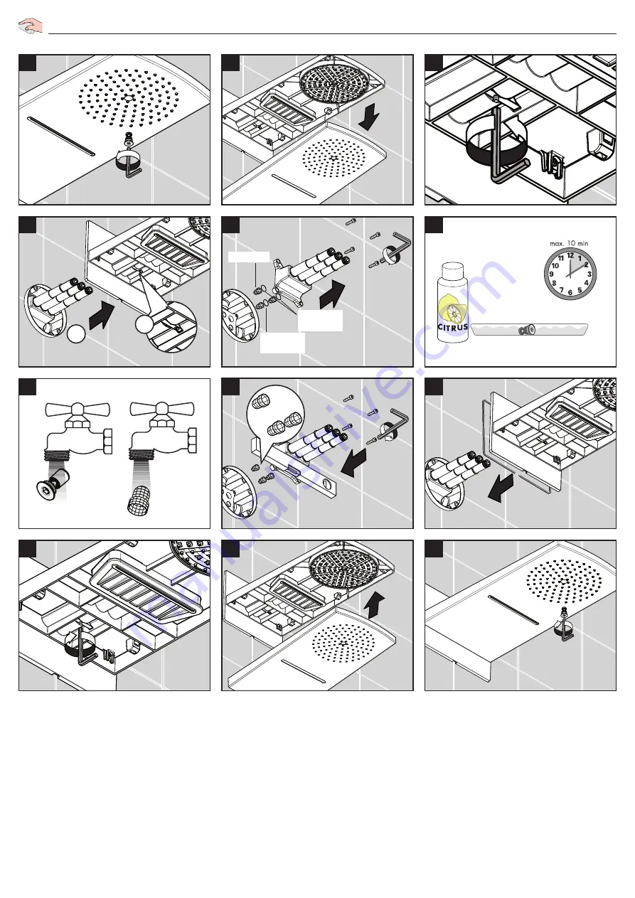 Hans Grohe Raindance Rainfall 28433000 Instructions For Use/Assembly Instructions Download Page 50