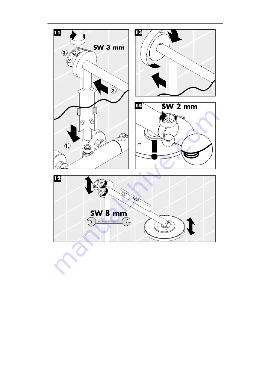 Hans Grohe Raindance Showerpipe Assembly Instructions Manual Download Page 55