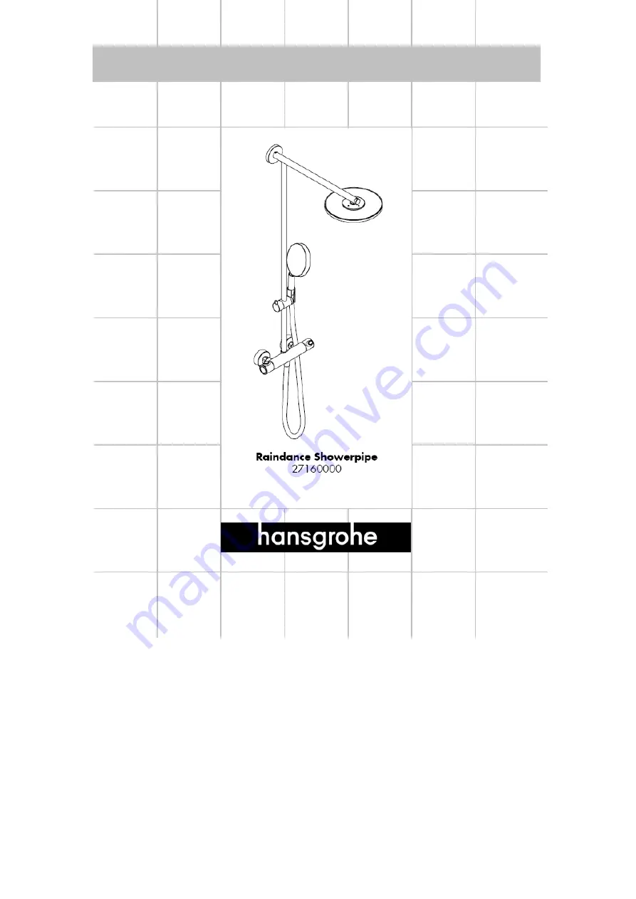 Hans Grohe Raindance Showerpipe Assembly Instructions Manual Download Page 129