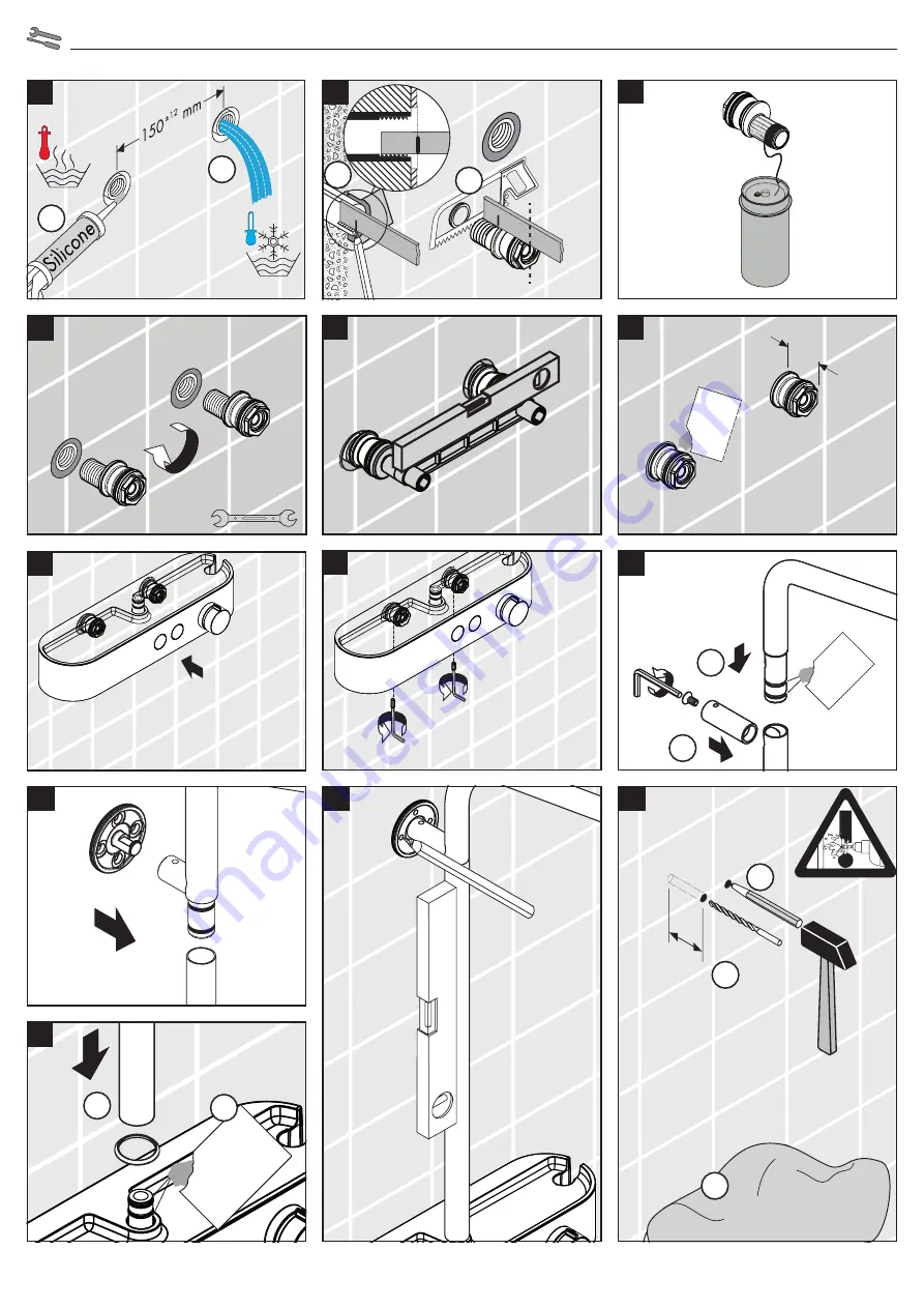 Hans Grohe Showerpipe 260 1jet 24220 Series Скачать руководство пользователя страница 34