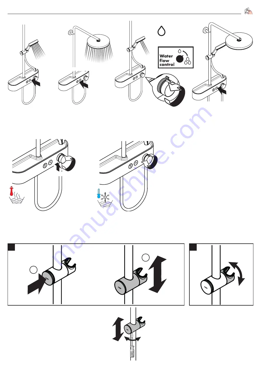 Hans Grohe Showerpipe 260 1jet 24220 Series Скачать руководство пользователя страница 37