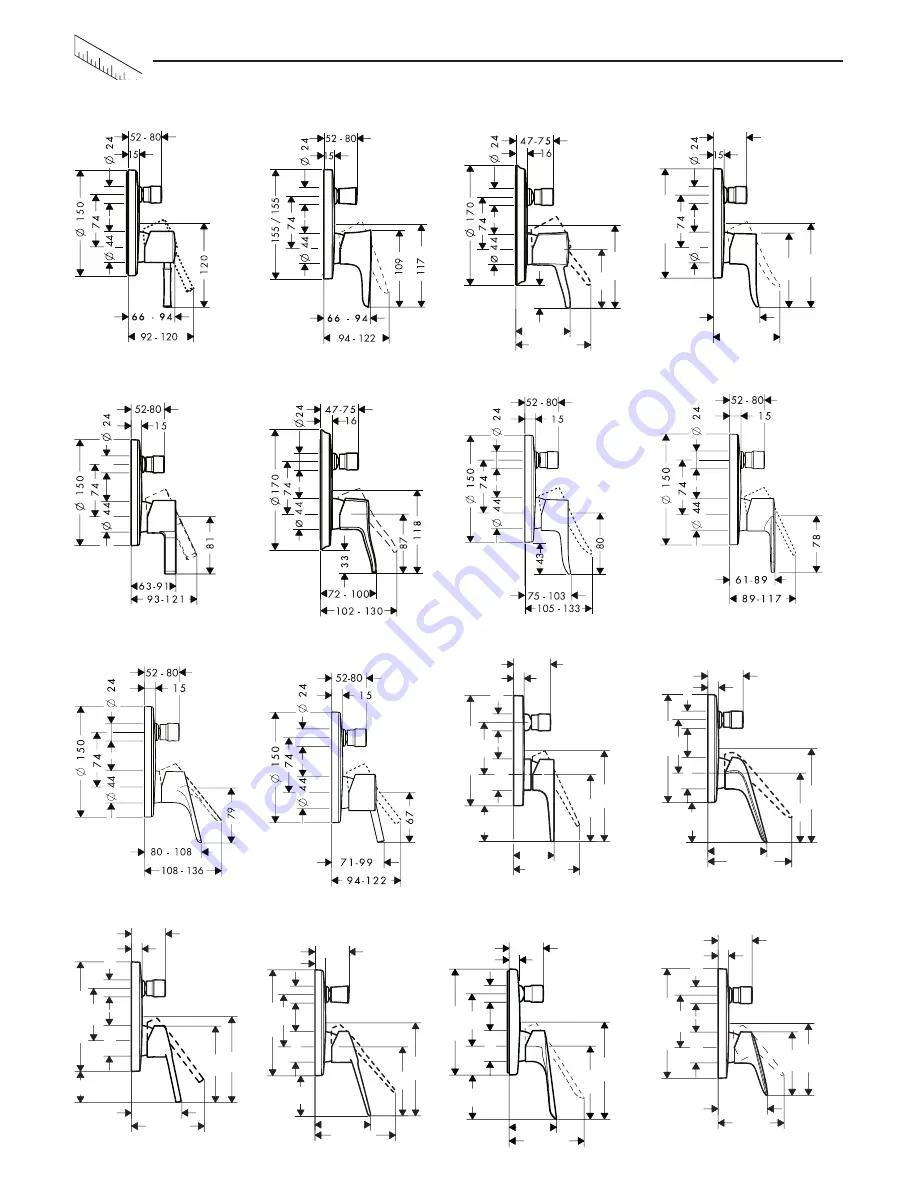 Hans Grohe Talis Classic Assembly And Use Instructions Download Page 34