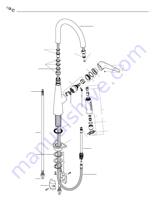 Hans Grohe Talis M51 200 2jet 72813 Series Instructions For Use/Assembly Instructions Download Page 42