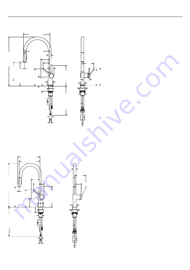 Hans Grohe Talis N 210 O-Style 2jet 72800 1 Series User Instructions Download Page 4