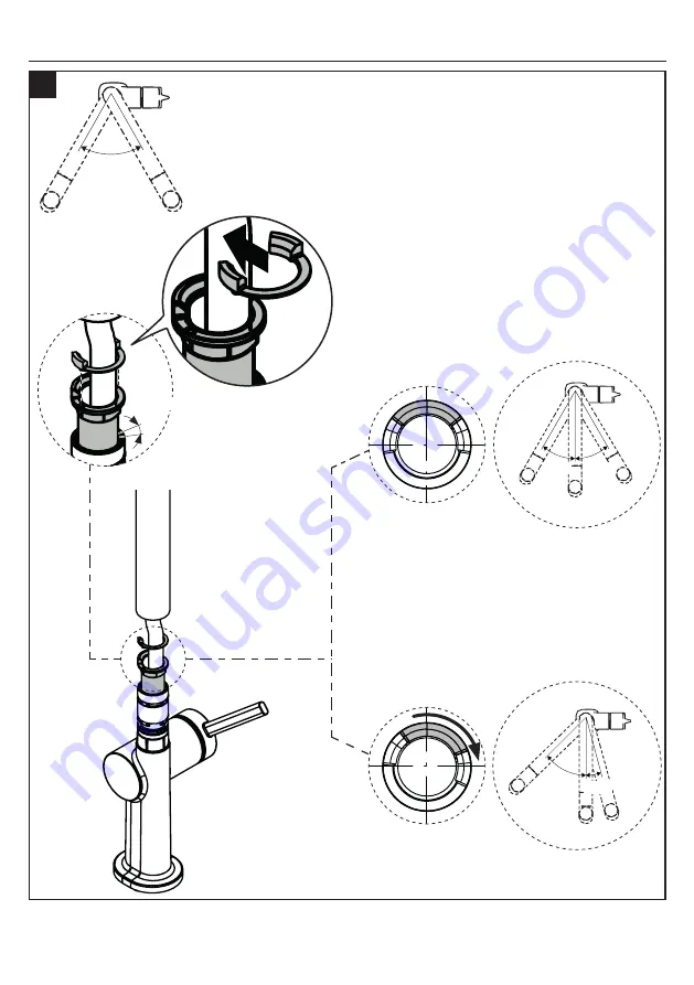 Hans Grohe Talis N 210 O-Style 2jet 72800 1 Series Скачать руководство пользователя страница 9