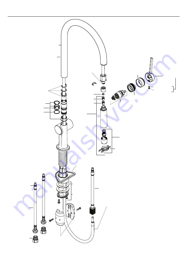 Hans Grohe Talis N 210 O-Style 2jet 72800 1 Series Скачать руководство пользователя страница 15