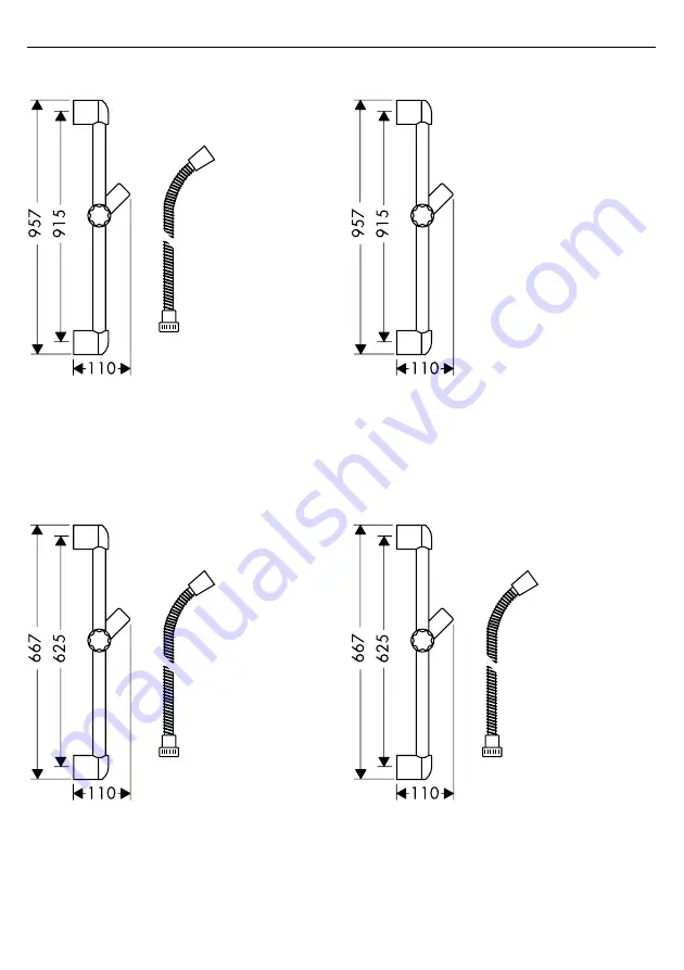 Hans Grohe Unica'S 27 727 000 Manual Download Page 3