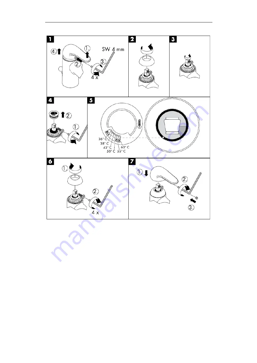 Hans Grohe Variarc 14872 Series Assembly Instructions Manual Download Page 23