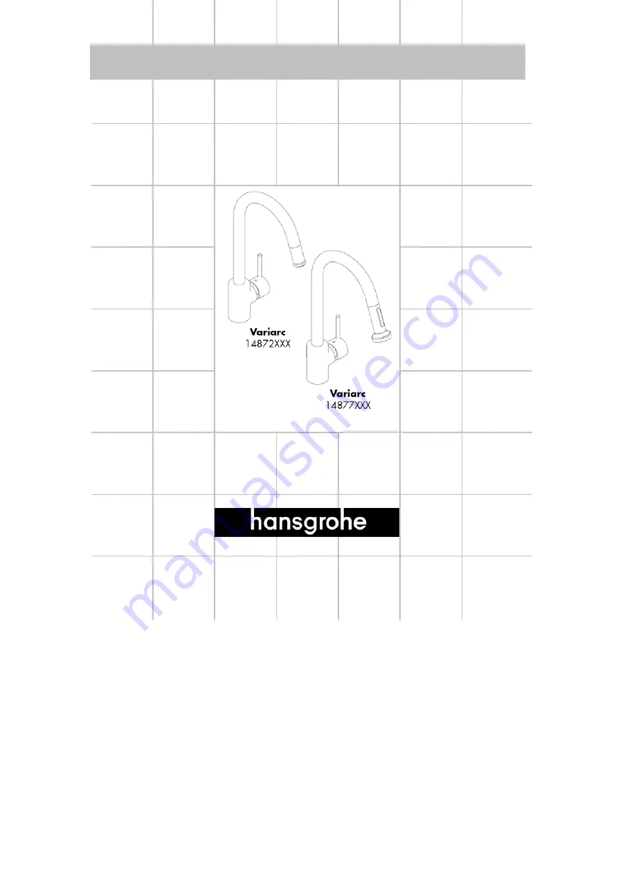 Hans Grohe Variarc 14872 Series Assembly Instructions Manual Download Page 49