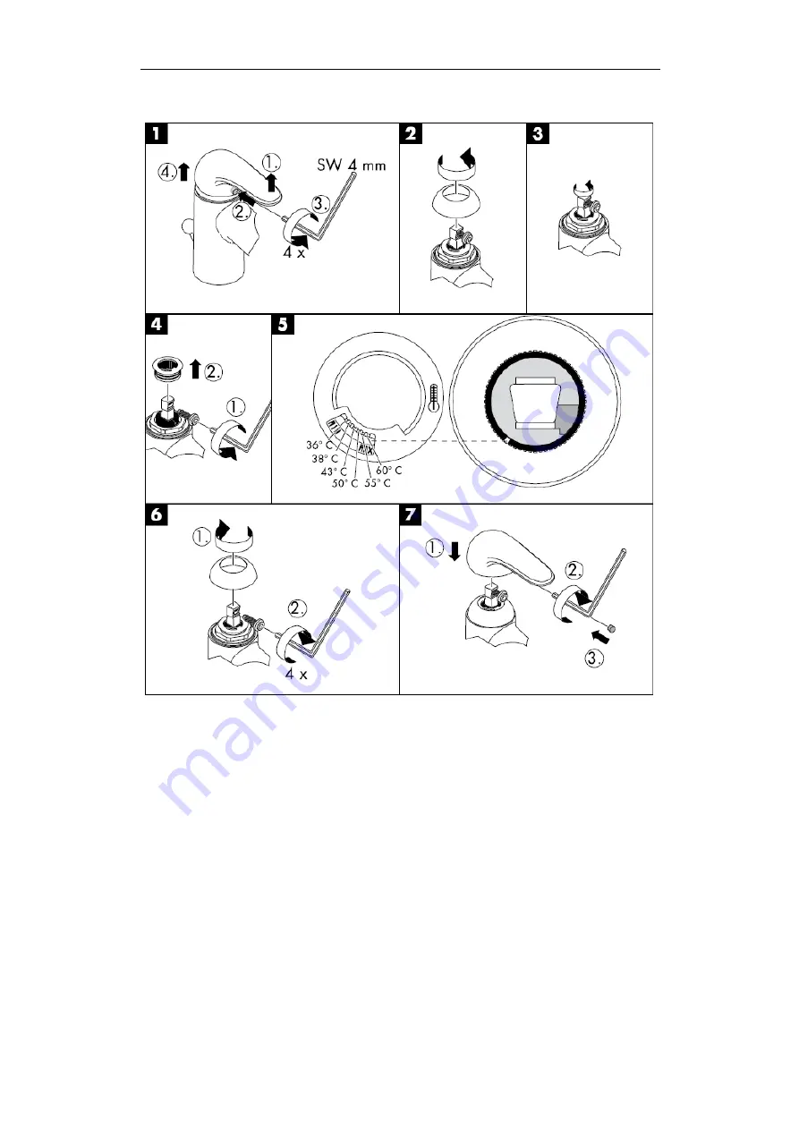 Hans Grohe Variarc 14872 Series Assembly Instructions Manual Download Page 63