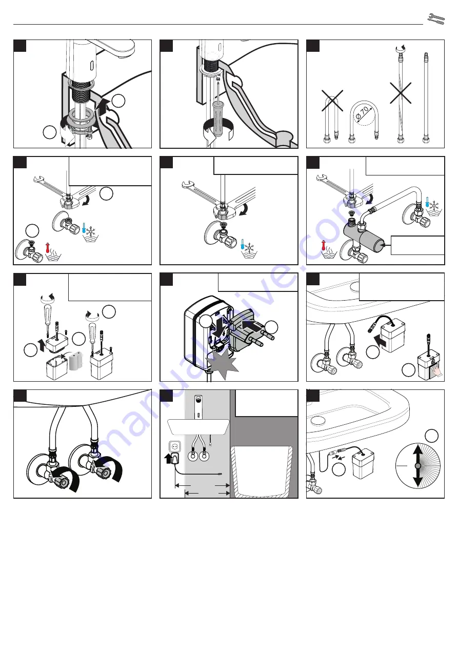 Hans Grohe Vernis Blend 71502000 Instructions For Use/Assembly Instructions Download Page 63