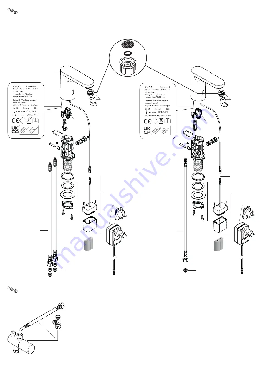 Hans Grohe Vernis Blend 71502000 Instructions For Use/Assembly Instructions Download Page 70