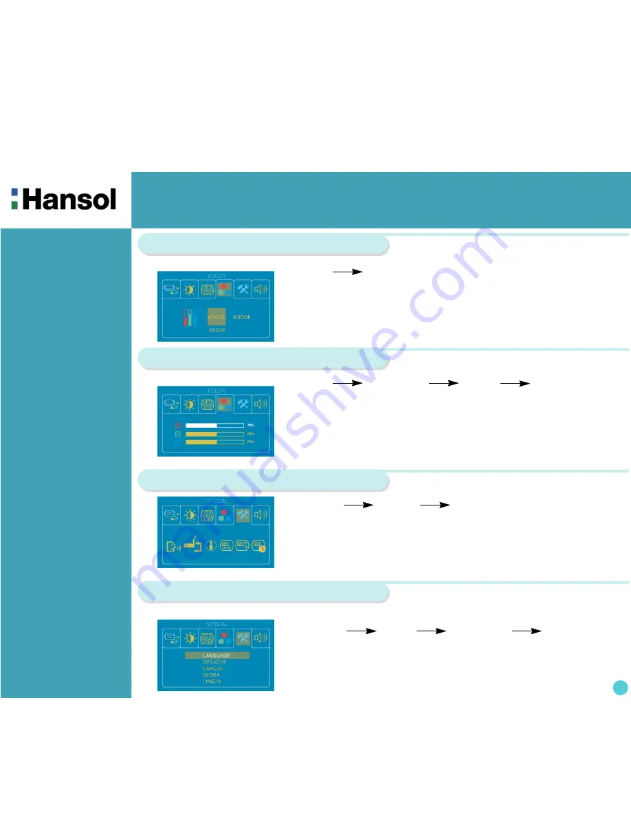 Hansol H750D Скачать руководство пользователя страница 9