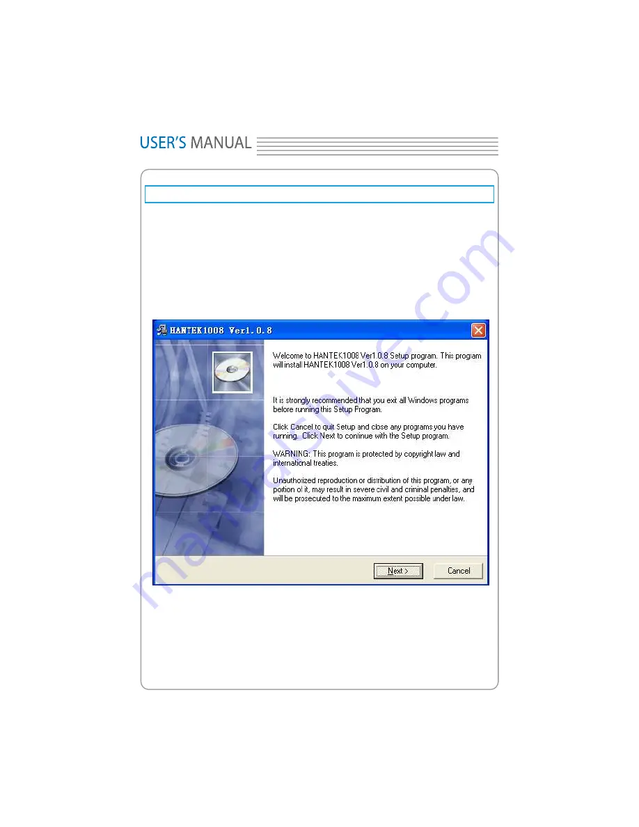 Hantek 1008 User Manual Download Page 7