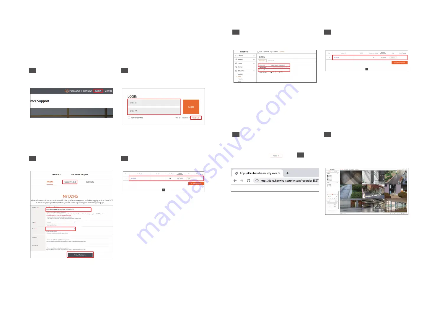 Hanwha Techwin Wisenet XRN-6410DB4 Quick Manual Download Page 12