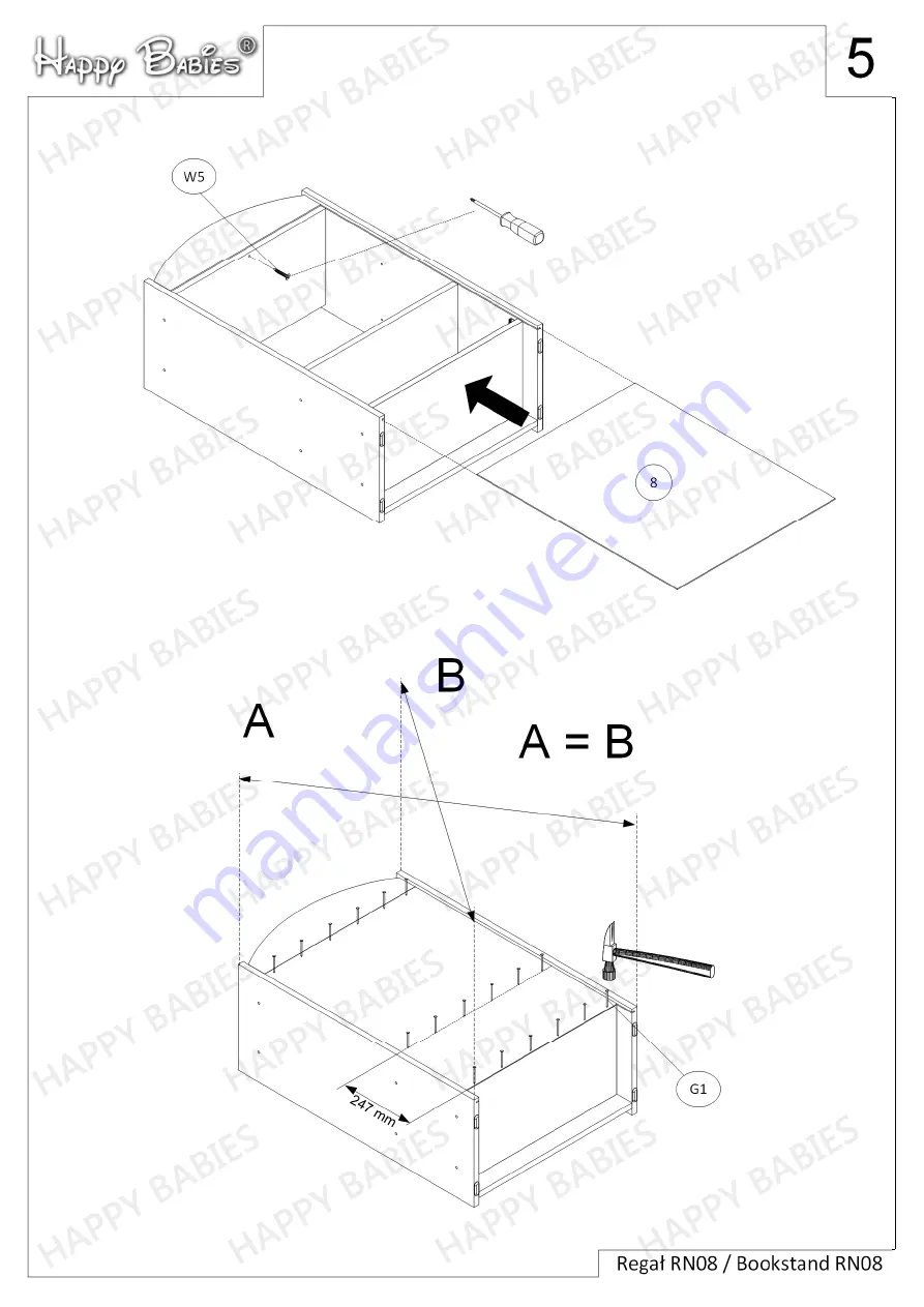 Happy Babies HAPPY RN08 Assembly Instructions Manual Download Page 5